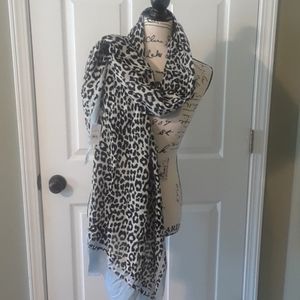 Animal print scarf